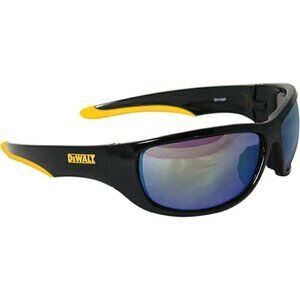 DEWALT Construction Shooting Safety Glasses Black Mirror Polycarbonate Lens NWT